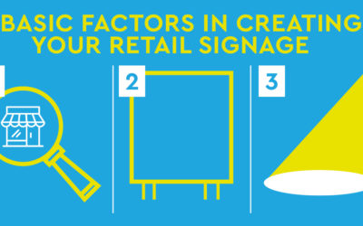 Cygnia Maintenance basic factors when creating signage