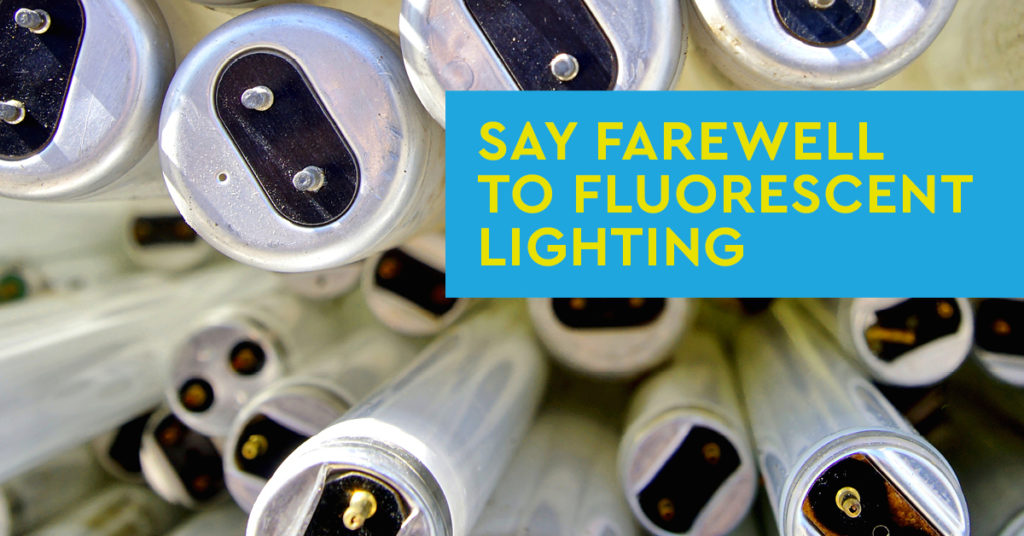 Cygnia Sign maintenance fluorescent tube ban