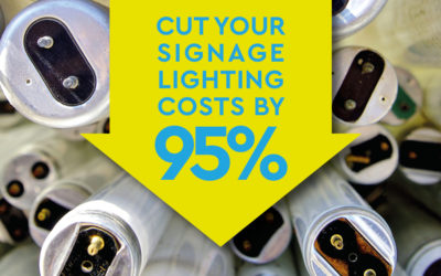 Cut your signage lighting costs by 95% with Cygnia maintenance