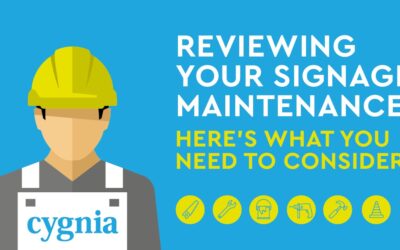 cygnia reviewing signage maintenance